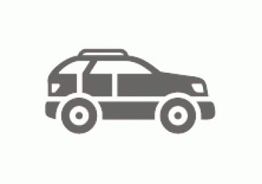 Medium-size SUV with space for 4 Adults and 1kid. Larger trunk fit up to 2 larger size suitcases and 2 small bags. No pet allowed